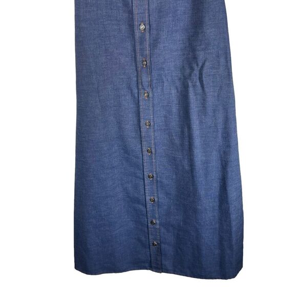 Vintage 1960’s, 1970’s Levi’s Button Down A Line Maxi Skirt Orange Label - Picture 6 of 11